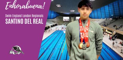 Santino Del Real brilla en Swim England London Regionals